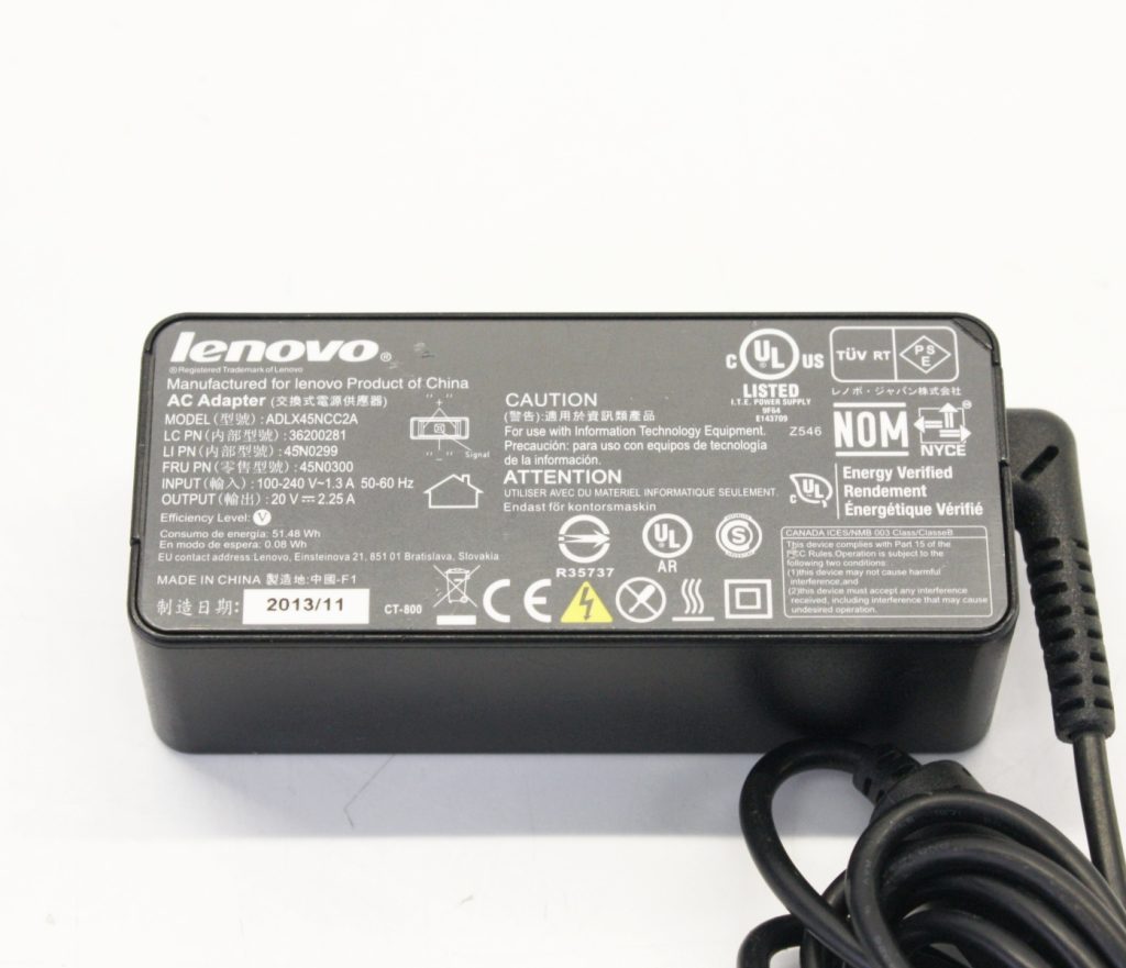 Lot of 10 OEM Lenovo AC Power Adapter 45W for laptop 20V 2.25A ADLX45NLC2A - Image 3