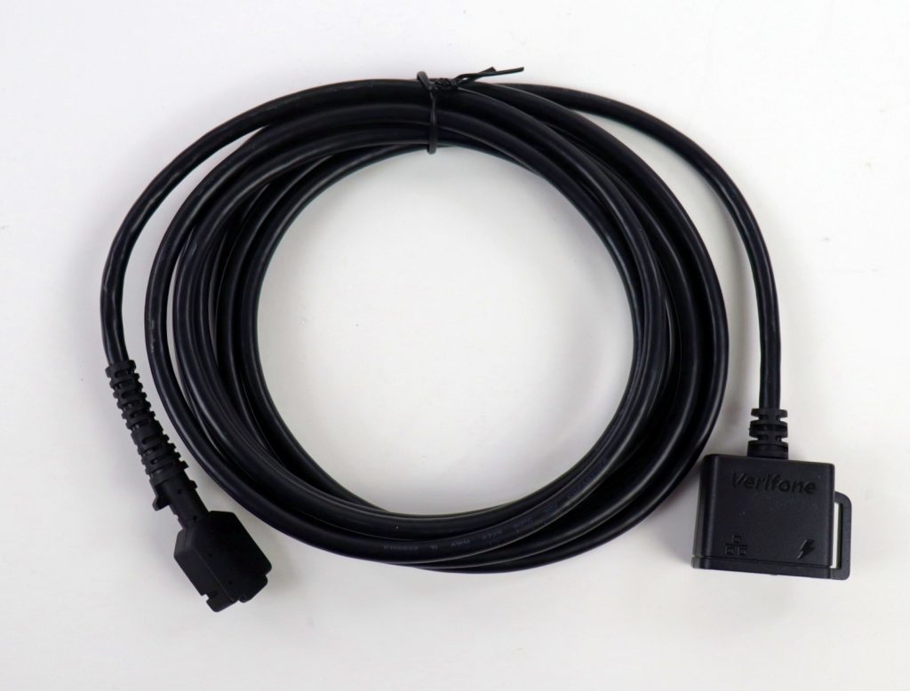 New VeriFone CBL435-004-01-A P400 P200 Ethernet RJ45 Dongle 3M Cable - Image 2