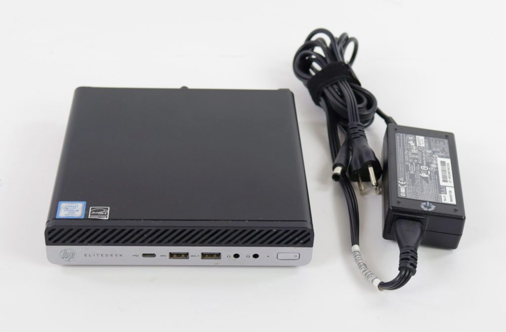 HP EliteDesk 800 G4 DM i5 8500T 本体 電源 動確 HP EliteDesk 800 G4 Mini I5-8500T 2.10GHz 8GB DDR4 RAM W/ Power