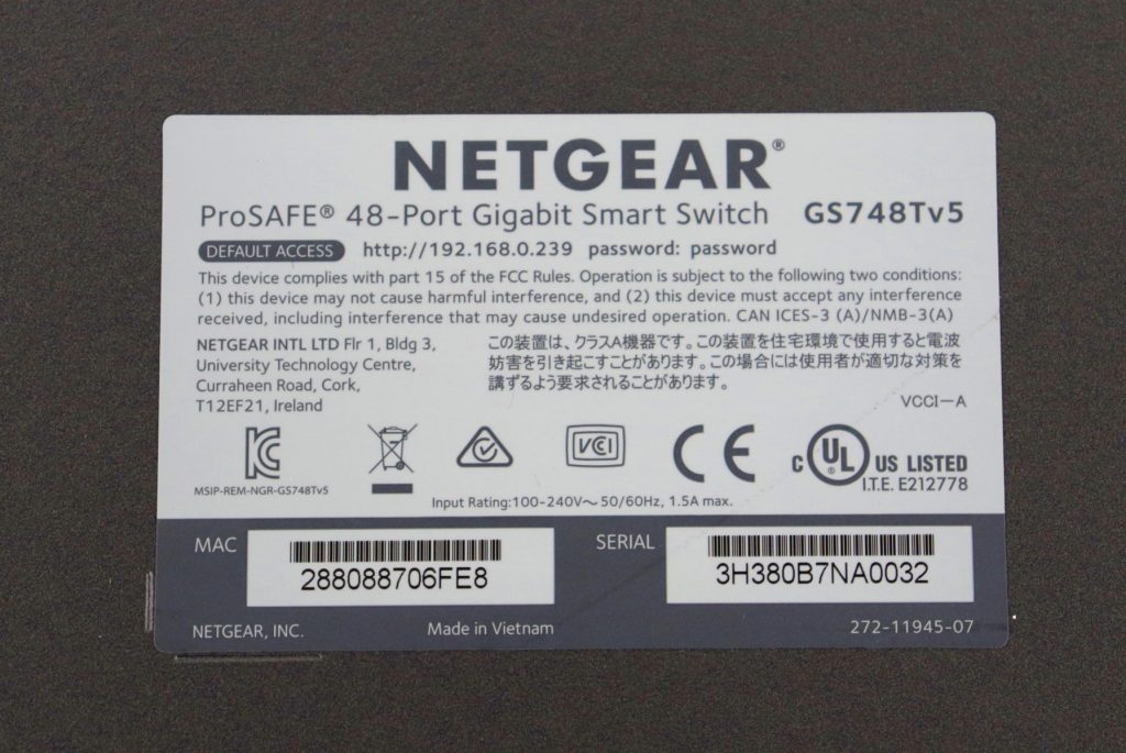Netgear ProSafe GS748T v5 48-Port Gigabit Smart Switch - Image 7