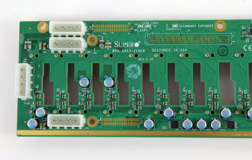 SuperMicro BPN-SAS3-216EB BPN-SAS3-216EL 24-Bay SAS SATA Backplane Board - Image 2