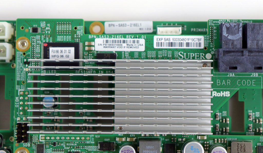 SuperMicro BPN-SAS3-216EB BPN-SAS3-216EL 24-Bay SAS SATA Backplane Board - Image 3