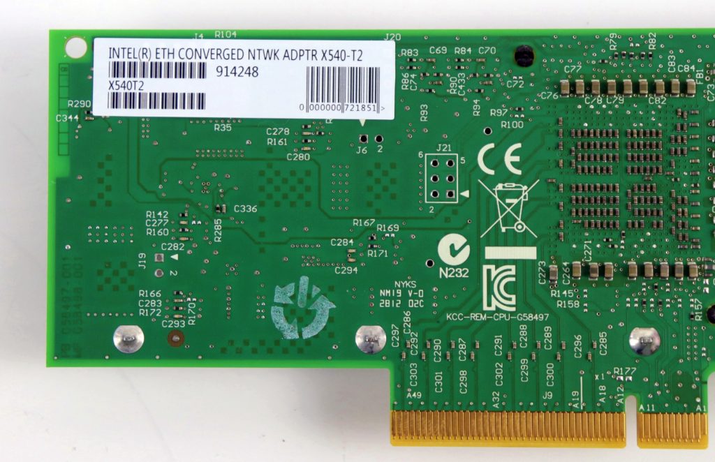 Intel X540-T2 Dual-Port Converged Network Adapter PCI-E Card 10GB Short Height - Image 4