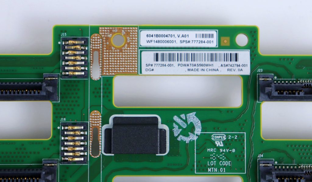 HP DL380 Gen9 7772854-001 742794-001 Back Plane - Image 2