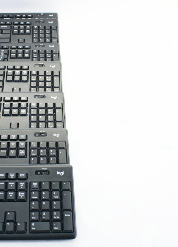 Lot of 7 Wireless Keyboard Logitech K270 With Wireless Mouse M185 With Dongle Receiver - Image 6