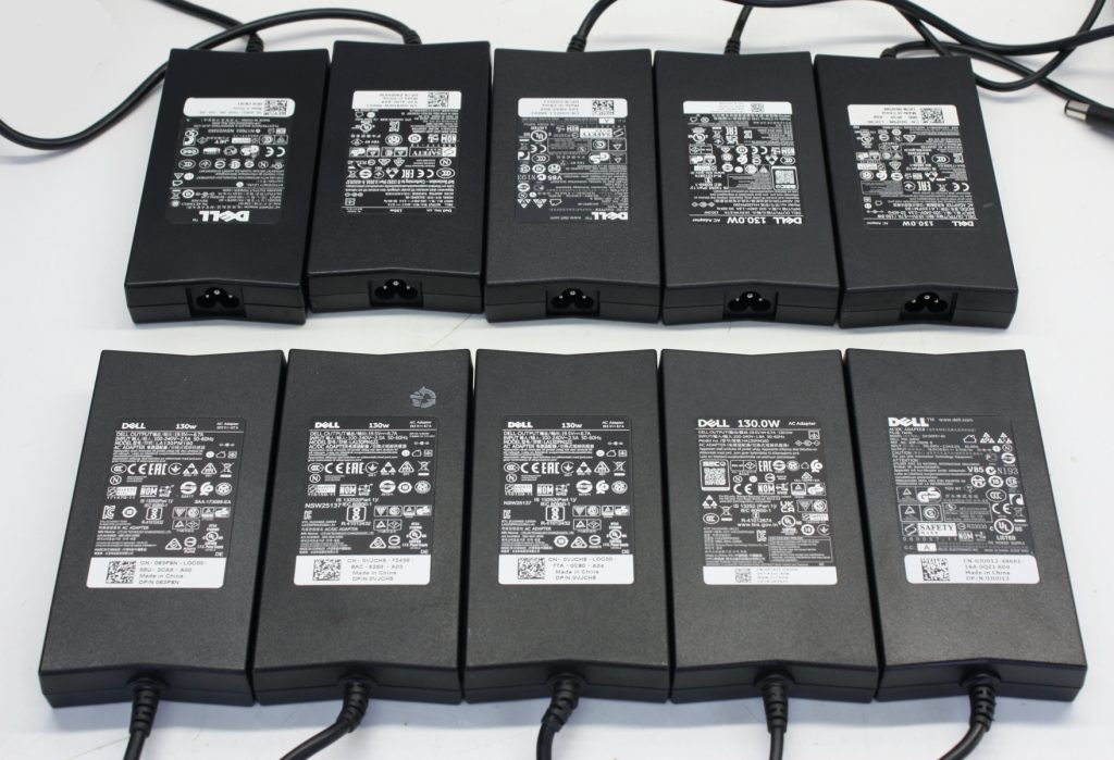 Lot of 10 Dell 130W 19.5V / 6.7A Power Ac adapter HA130PM160 - Free Shipping