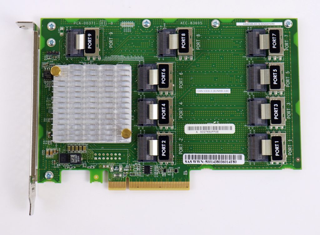 HP 12GB SAS Expandion Card Full Height PCIe Adapter 876907-001
