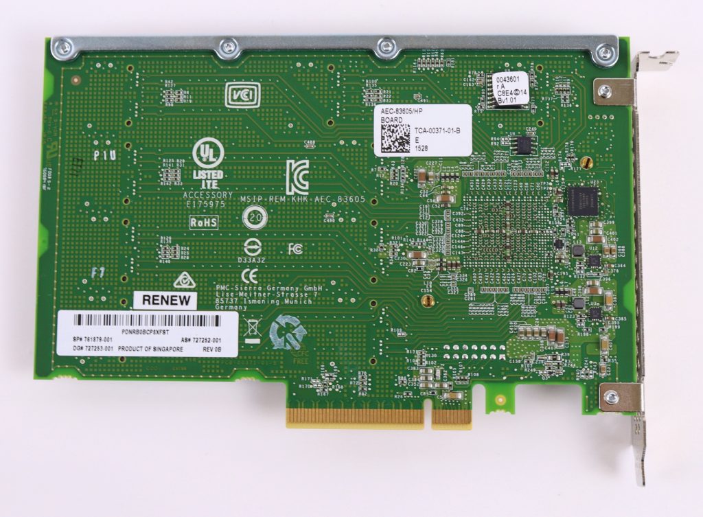 HP 12GB SAS Expandion Card Full Height PCIe Adapter 876907-001 - Image 2