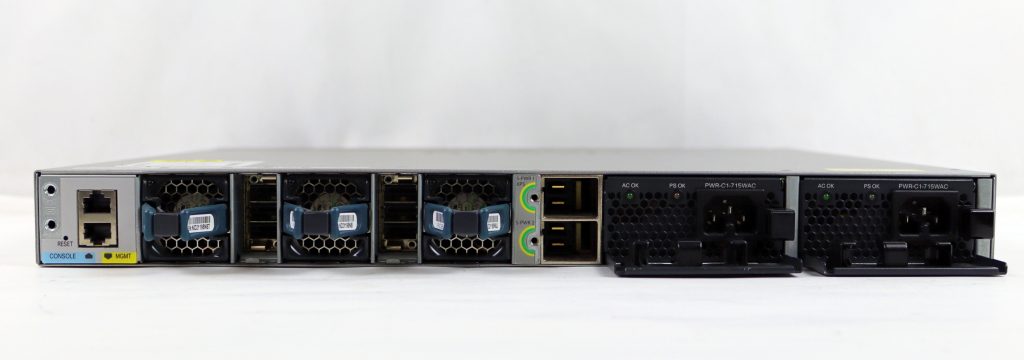 Cisco Catalyst 3850 48 PoE+ Gigabit Network Switch WS-C3850-48F-L w/ Dual Power Supplies - Image 3