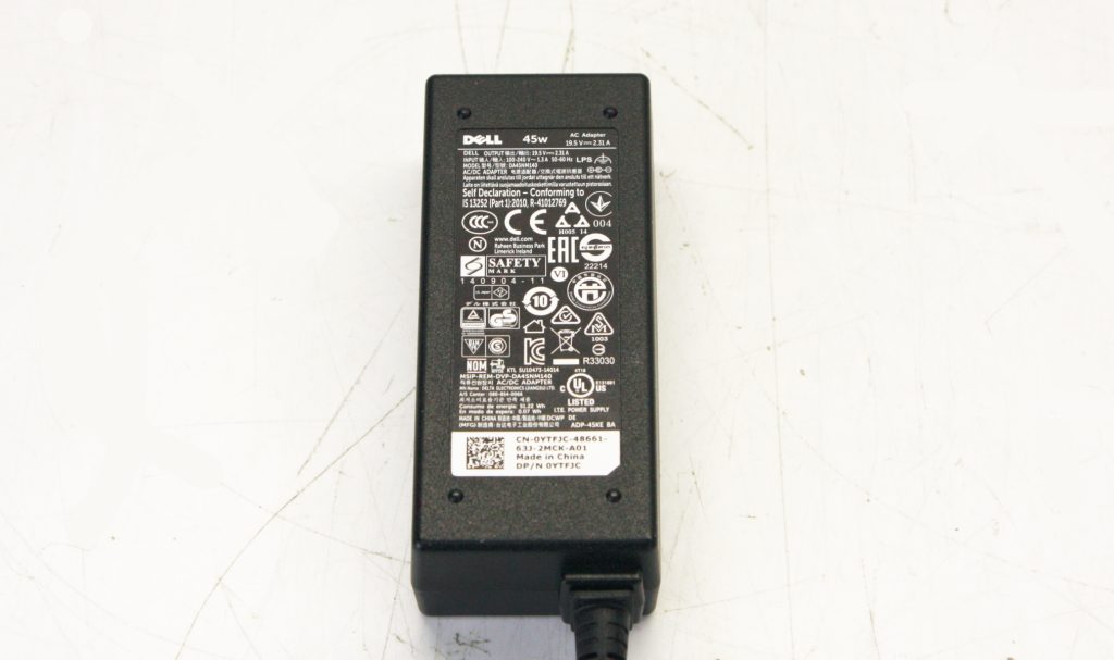 Lot of 10 Dell 45W AC Adapter 4.5mm Small Tip with Power Cables 19.5V 2.31A - Image 3