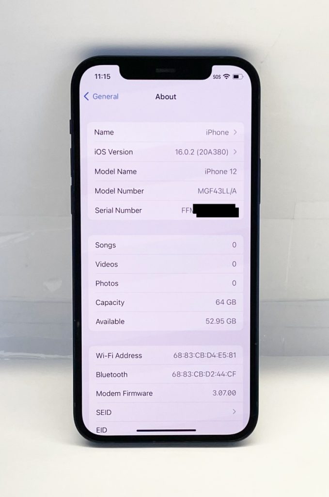 Apple iPhone 12 64GB Black A2172 UNLOCKED - Image 4