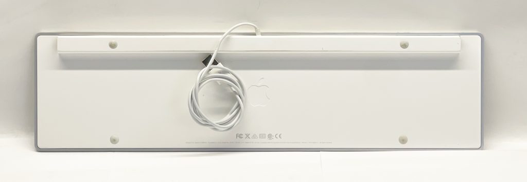 Apple Wired Keyboard A1243 EN-US Numeric Keypad + Mighty Mouse USB Wired A1152 - Image 2