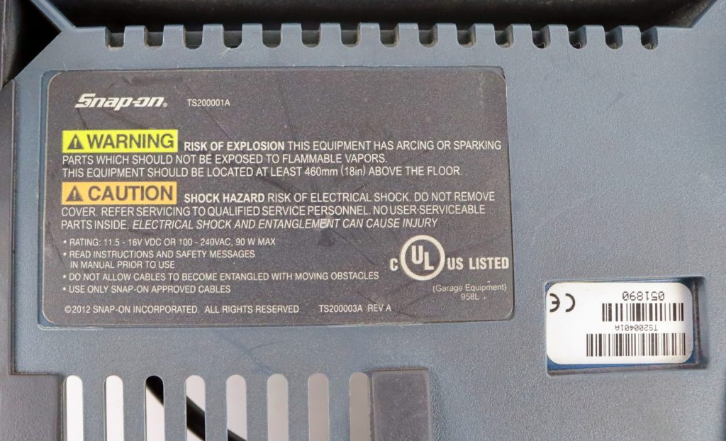Snap-On Toyota Techstream Panasonic Cradle Backpack TS200001A w/ TS200401A - Image 8