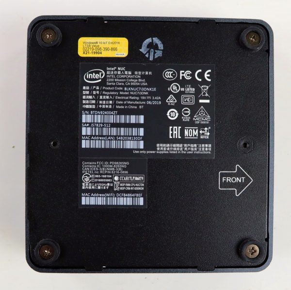 Intel NUC NUC7i3DNK i3-7100U 4GB DDR4 Mini Computer Needs SSD