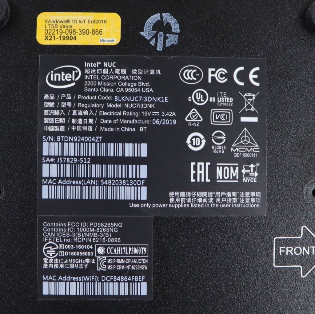 Intel NUC NUC7i3DNK i3-7100U 4GB DDR4 Mini Computer Needs SSD - Image 8