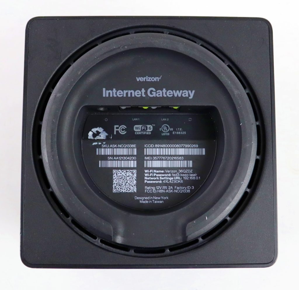 Verizon Internet Gateway ASK-NCQ1338 Black Cube - Image 3