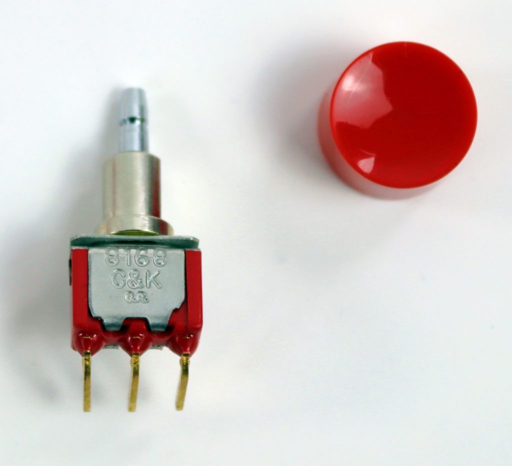 Lot 9 New C&K 8168 SPDT Miniature Push Button Switch - Image 2