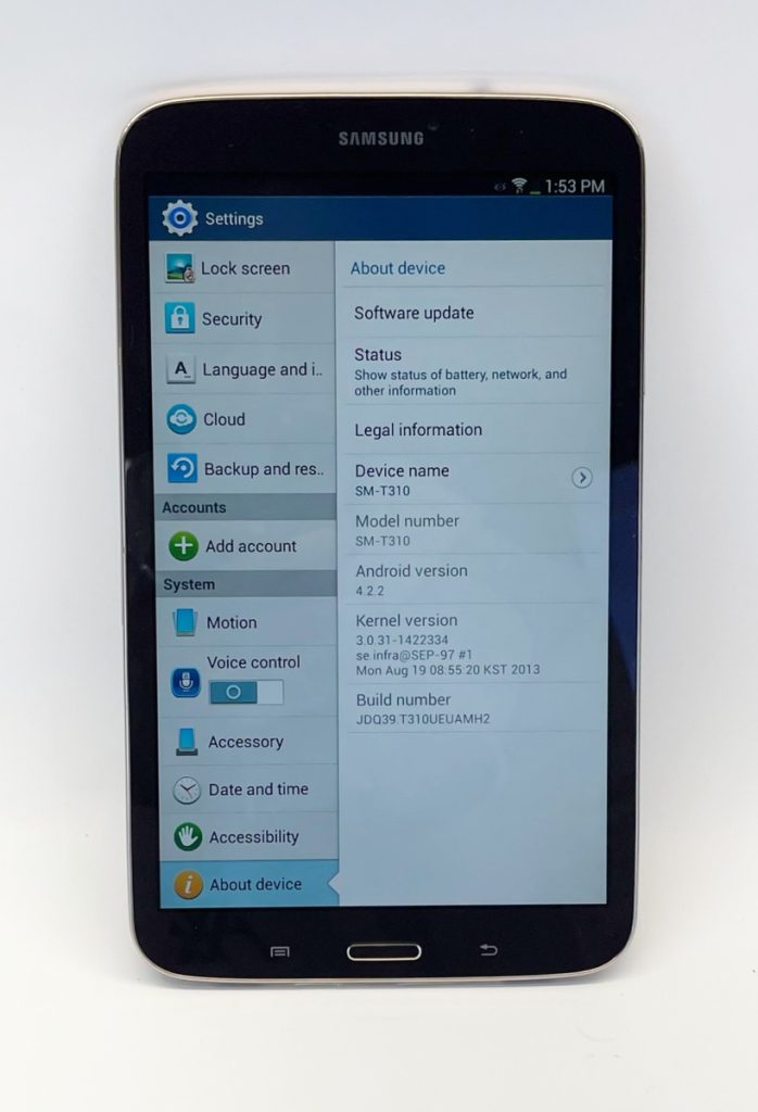 Samsung Galaxy Tab 3 SM-T310 16GB Wi-Fi Brown Tablet - Image 4