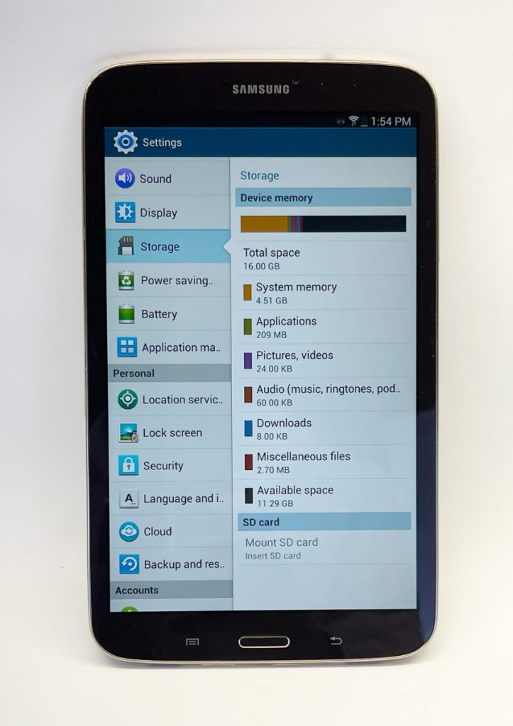 Samsung Galaxy Tab 3 SM-T310 16GB Wi-Fi Brown Tablet - Image 5
