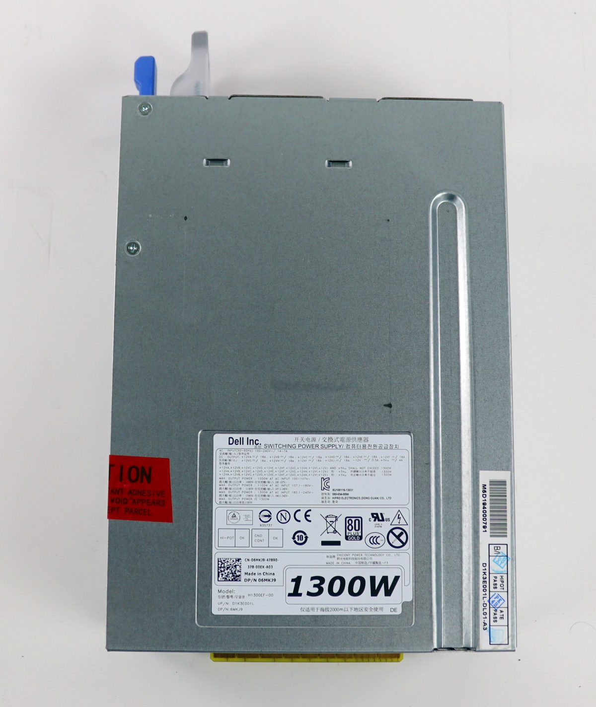 Dell H1300EF-00 6MKJ9 1300W Switching Power Supply – eRecycler Online