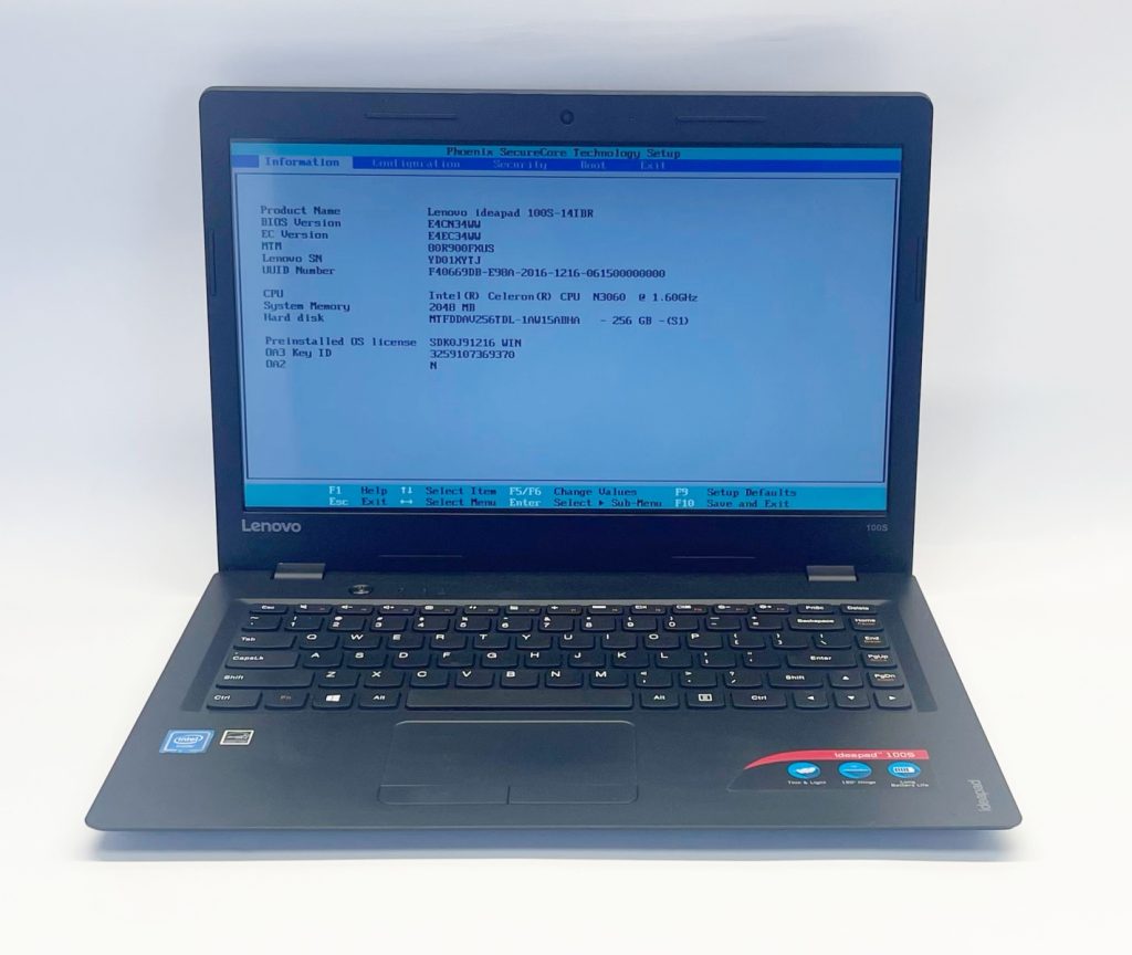 Lenovo Ideapad 100S Laptop 14" Intel Celeron N3060 1.60GHz 2GB RAM 32GB SSD - Image 2