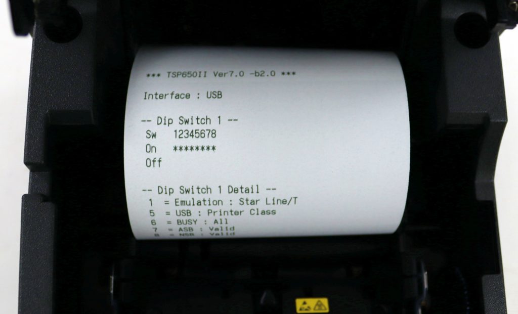 Star Micronics TSP650 Gray PoS Thermal Receipt Printer - Image 2