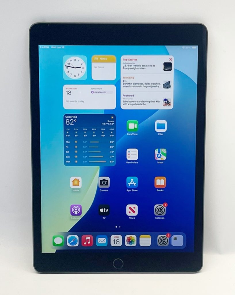 Apple iPad (9th gen) A2602 64GB 10.2" Wi-Fi Tablet Space Gray - Image 4