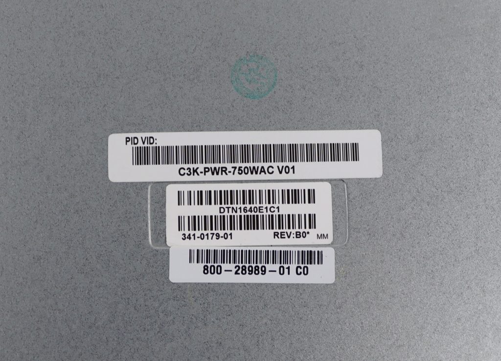 Cisco C3K-PWR-750WAC Hot Plug Power Supply 341-0179-01 - Image 6