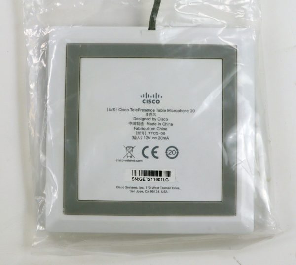New Cisco TelePresence Table Microphone 20 TTC5-06 – eRecycler Online