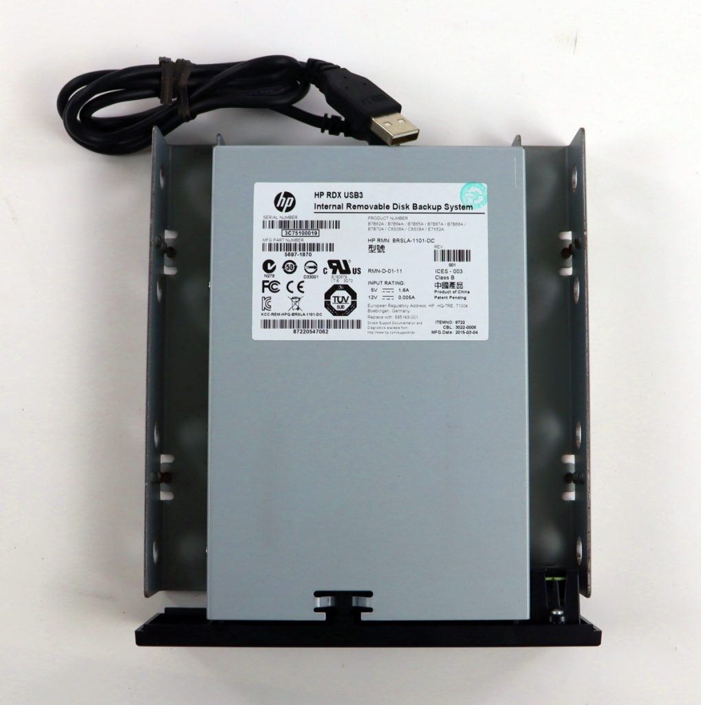 HP 5697-1870 RDX USB3 Internal Removable Disk Backup System - Image 3