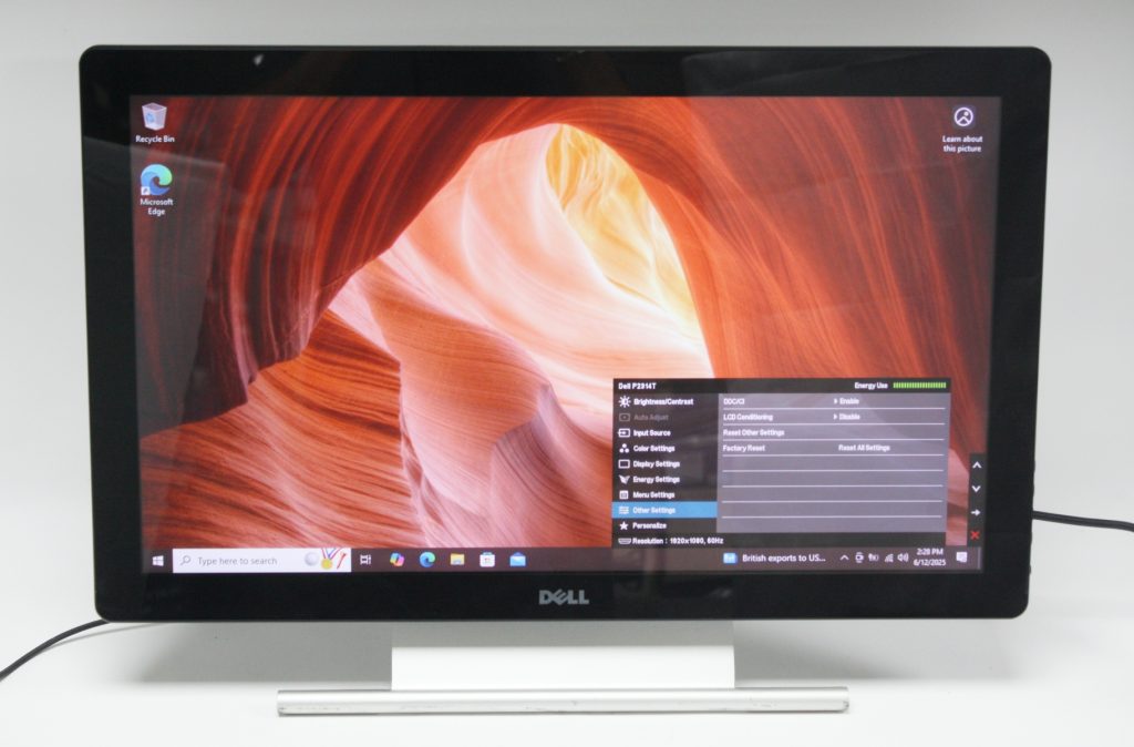Dell P2314TT 23" 10 Point Touch Screen 1920x1080 Full HD LED Backlit IPS Monitor - Image 2