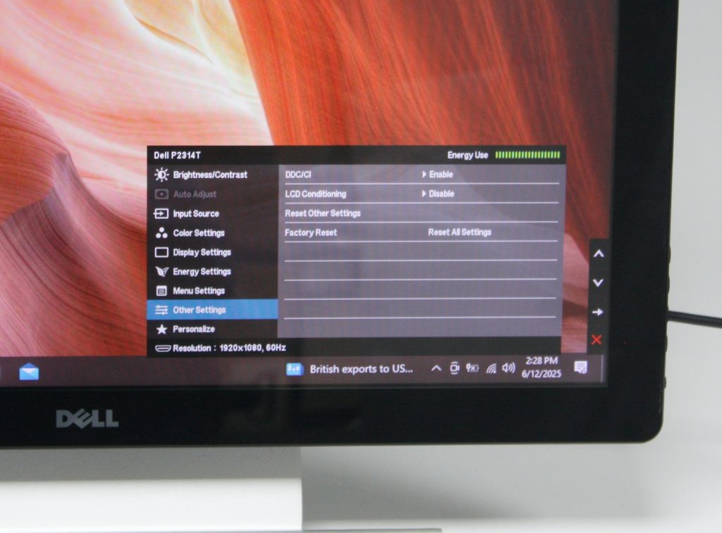 Dell P2314TT 23" 10 Point Touch Screen 1920x1080 Full HD LED Backlit IPS Monitor - Image 3