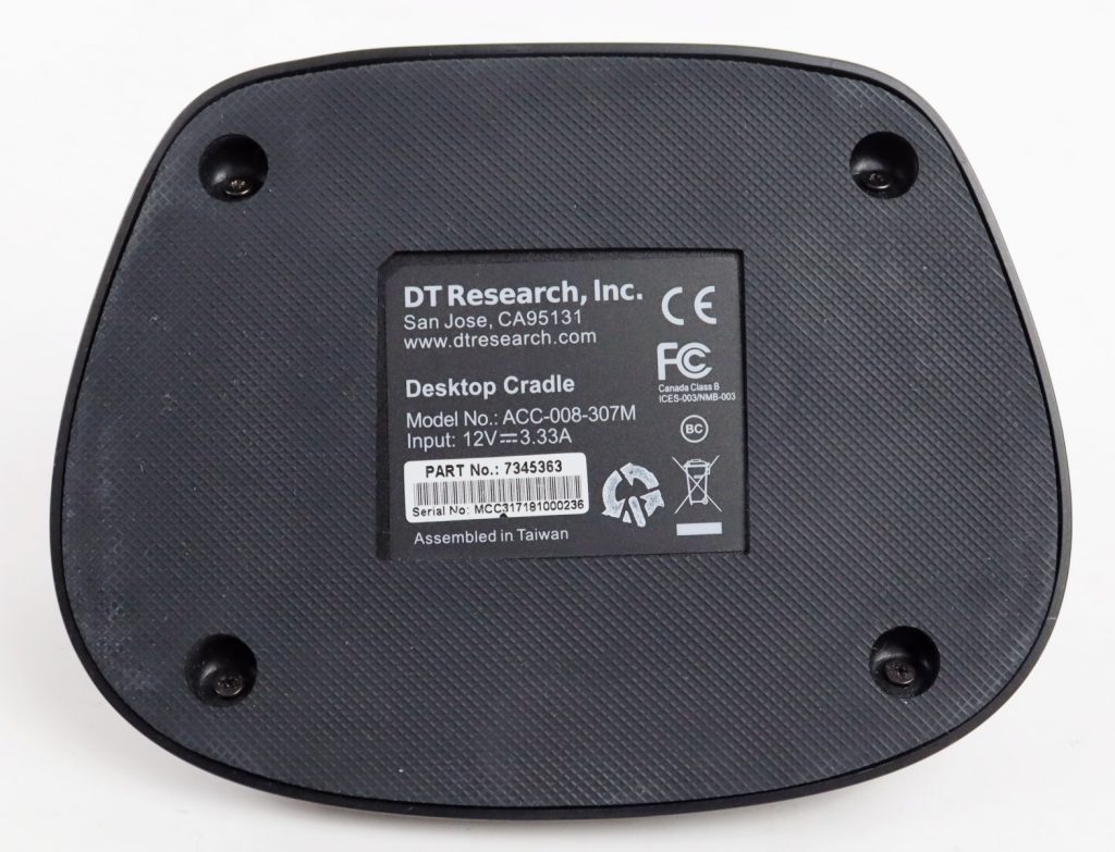 Oracle Micros DT Research ACC-008-307M Desktop Cradle w/ Power Adapter - Image 3