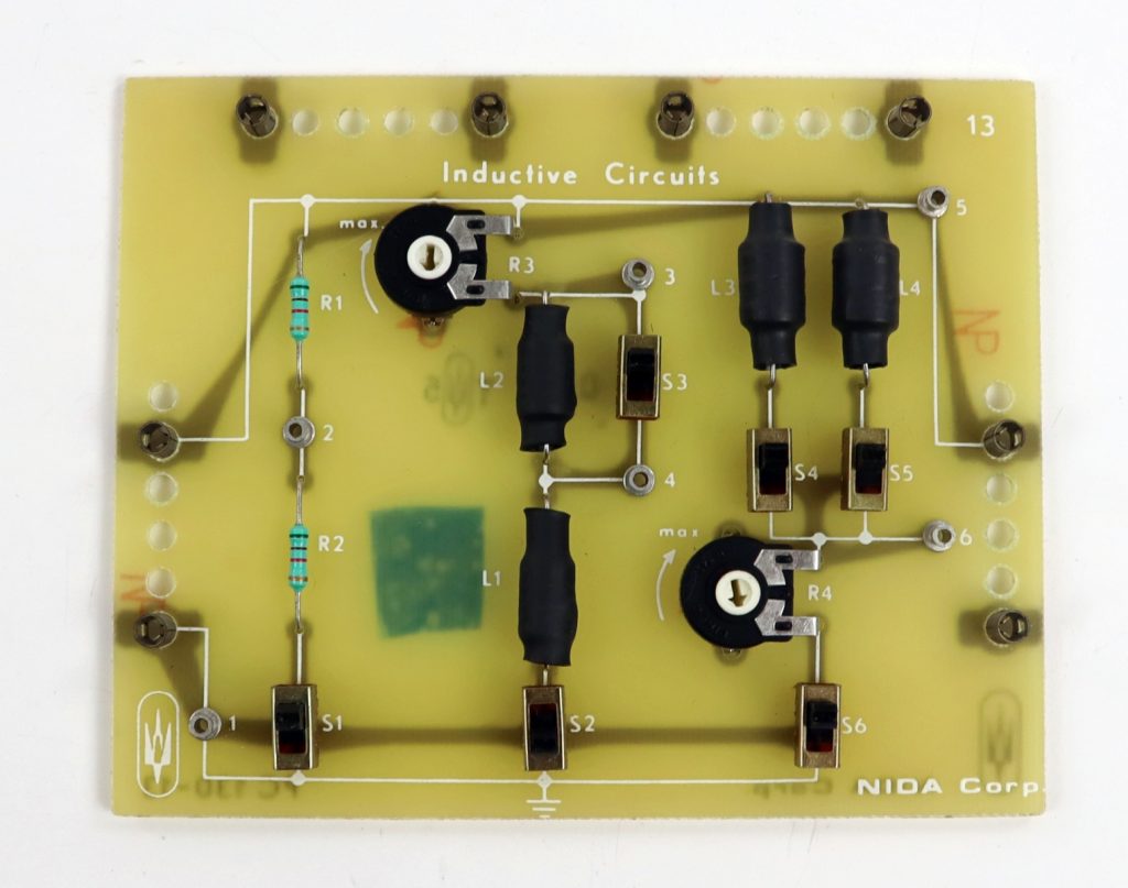 NIDA Inductive Circuits 13 PC130-13 Experiment Card