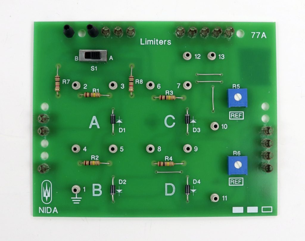 NIDA Limiters 77A PC130-77A Experiment Card