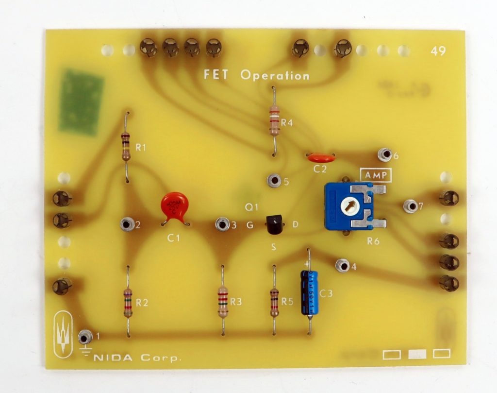NIDA FET Operation 49 PC130-49 Experiment Card