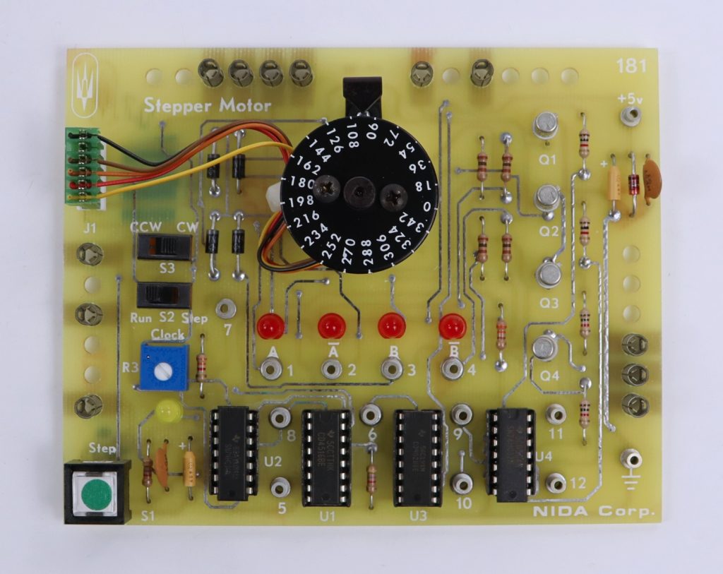 NIDA Stepper Motor 181 PC130-181 Experiment Card
