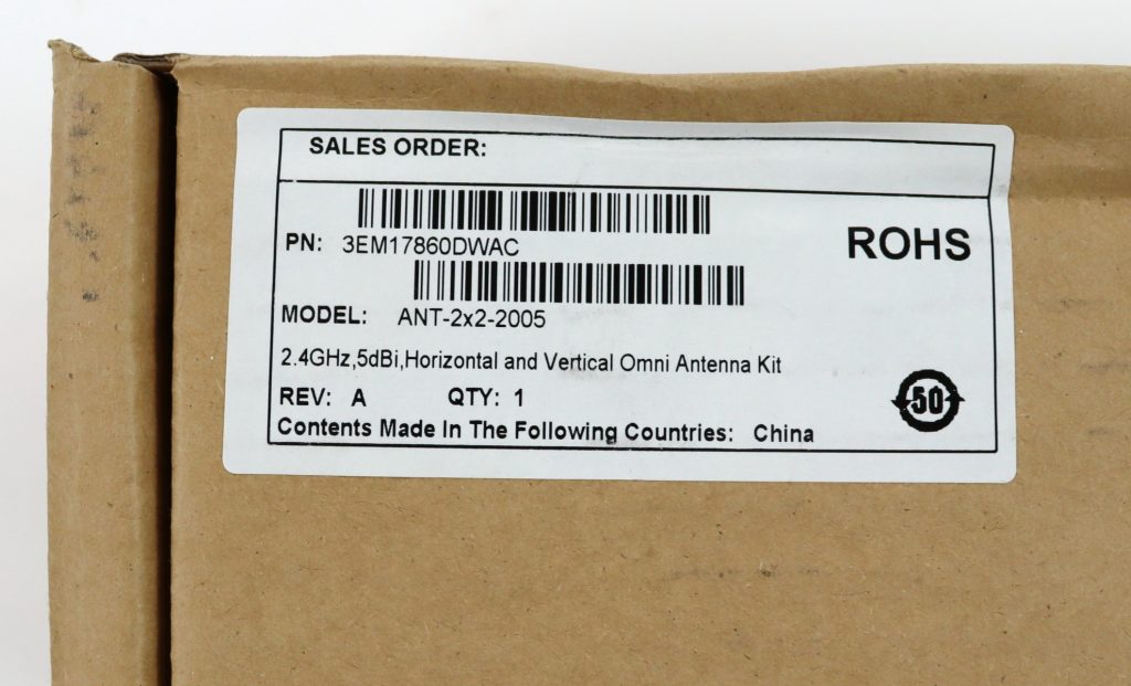 ANT-2x2-2005 Aruba 2.4GHz 5dBi Horizontal Vertical Omni Antenna Kit New Open Box - Image 3