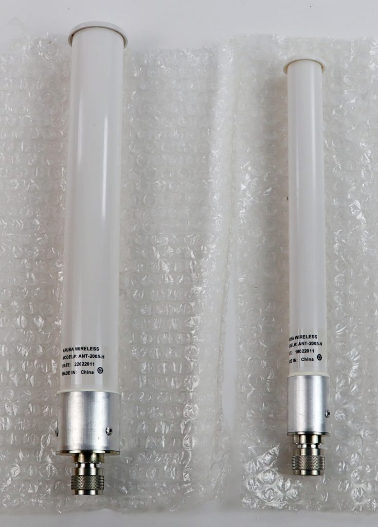 ANT-2x2-2005 Aruba 2.4GHz 5dBi Horizontal Vertical Omni Antenna Kit New Open Box - Image 2