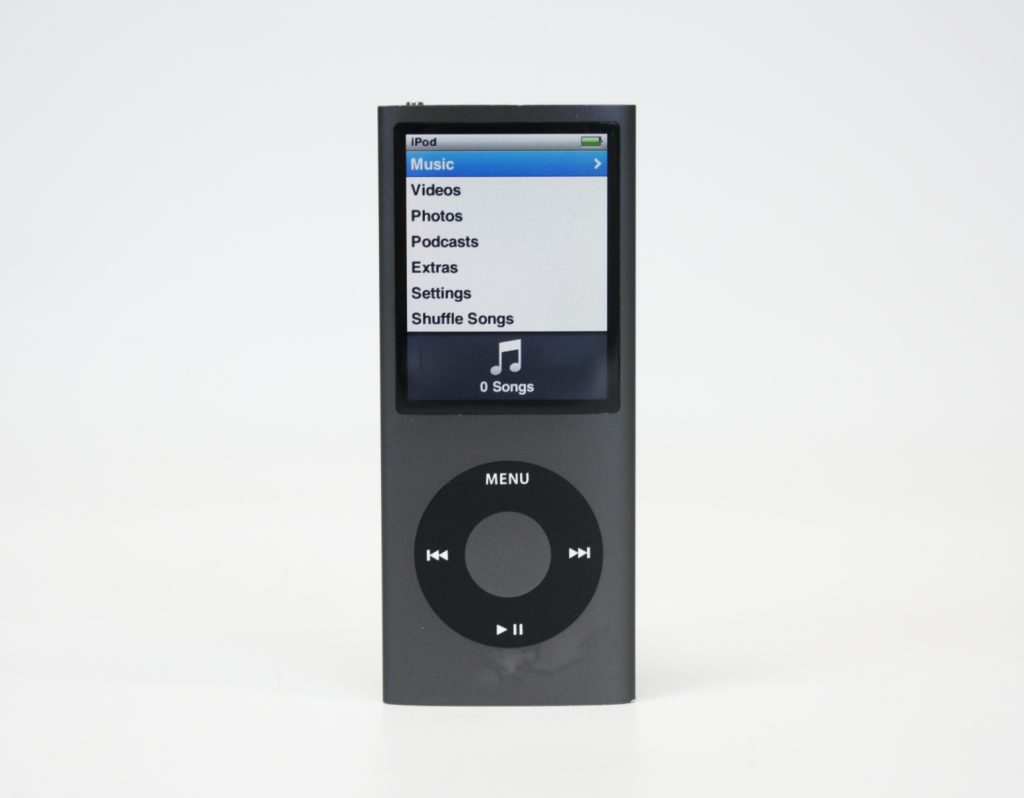 Apple iPod nano 4th Generation 8GB A1285 MB745LL Grey Tested Needs Battery