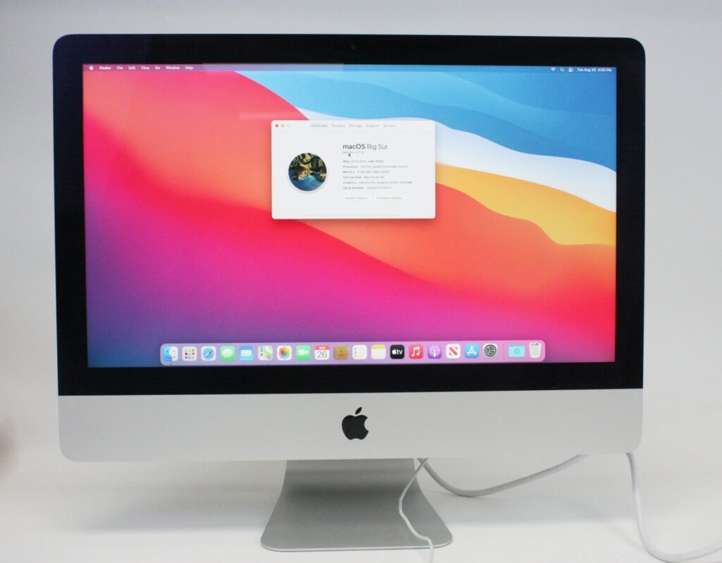 IMAC 21.5" Intel Core I5 8GB Ram Intel Iris Pro Graphics 1 TB HD