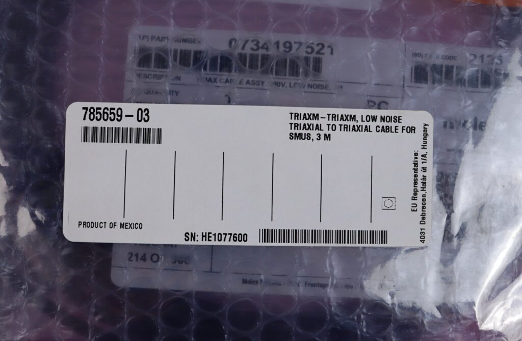 785659-03 National Instruments Low Noise TriaxM-TriaxM BNC Cable for SMUs NEW - Image 5