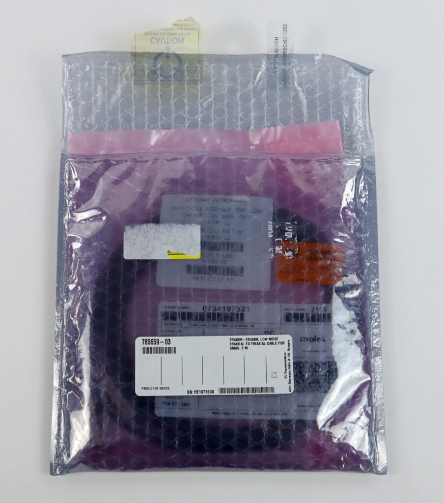 785659-03 National Instruments Low Noise TriaxM-TriaxM BNC Cable for SMUs NEW - Image 2