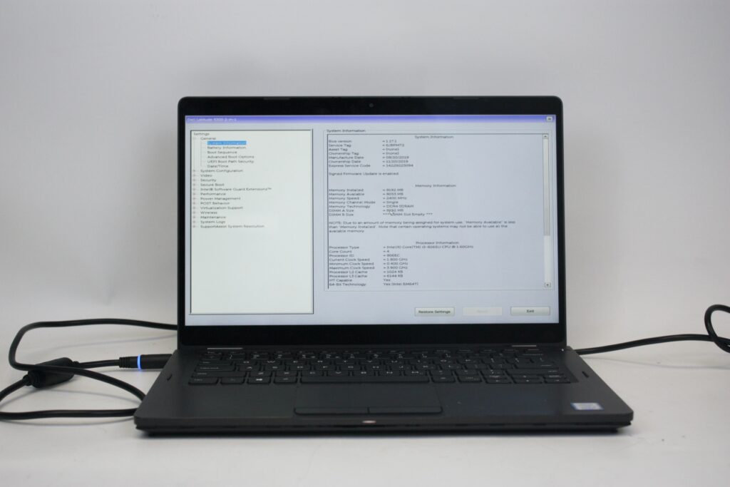Dell Latitude 5300 2-in-1 Laptop 13.3'' Intel Core i5-8265U 1.60GHz 8GB RAM