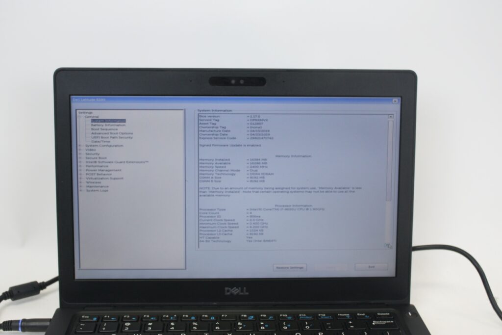 Dell Latitude 5290 12.5" Laptop I7-8650U 1.90GHz 16GB Ram - Image 2