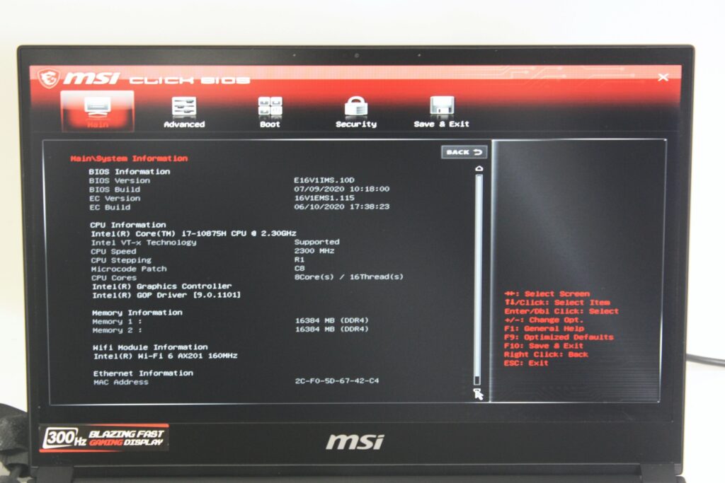 MSI GS66 STEALTH 15.6" Laptop I7-10875H 2.30GHz 32GB Ram Nvidia Geforce 2070 Super-Max Q - Image 2