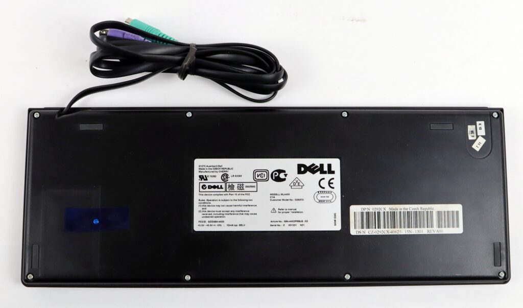 Vintage Dell Cherry ML4400 Black Trackball Keyboard - Image 2