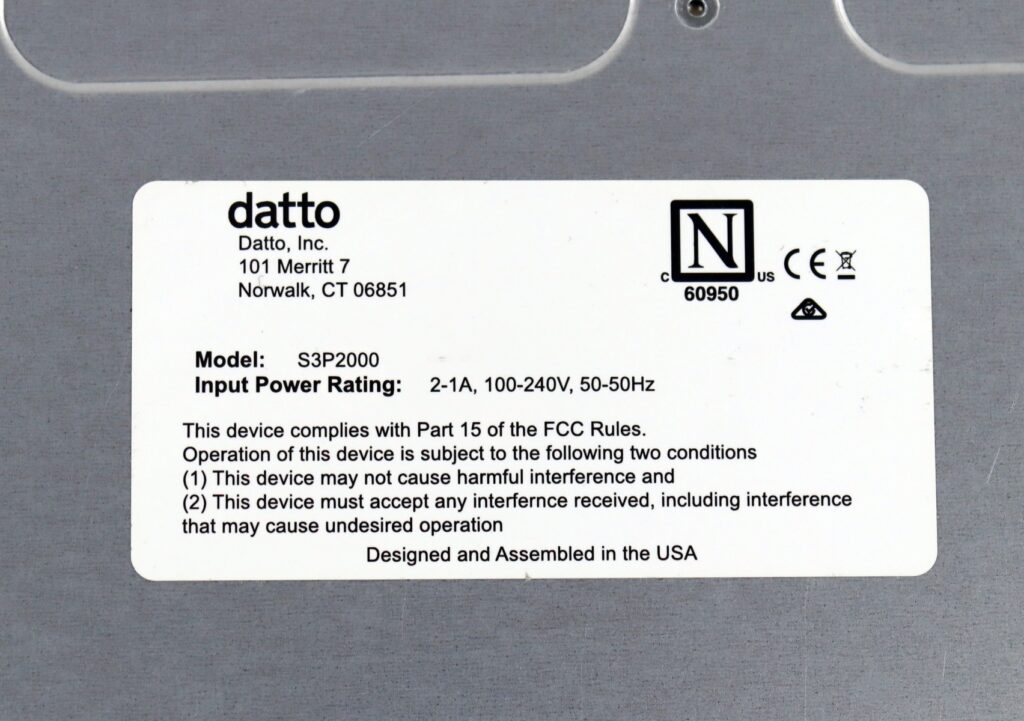 Datto SP3 S3P2000 Xeon D-1541 2.10GHz 32GB DDR4 D1541D4U-2TBR Server Needs HDD - Image 7