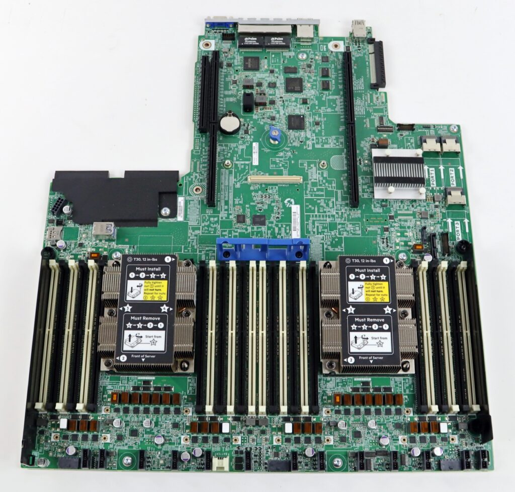 HP DL360 Gen10 847479-001 875552-001 Server Motherboard w/ Heatsinks