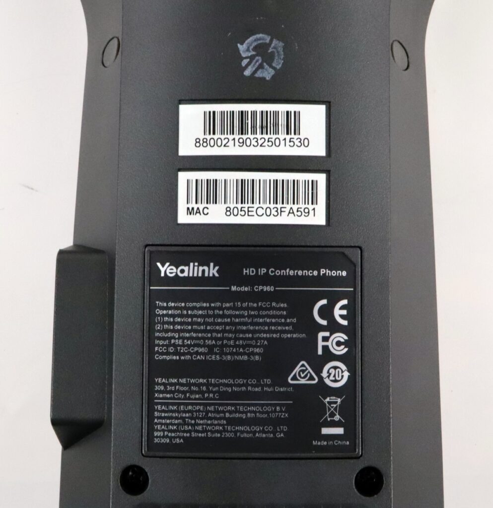 Yealink CP960 Conference Phone Silver Unit - Image 4